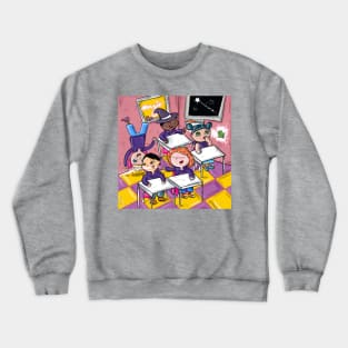 Magical fidgeting school kids Crewneck Sweatshirt